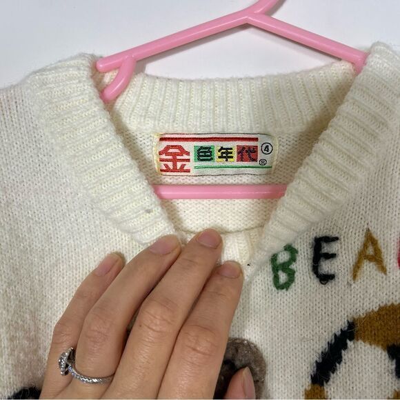 2001 toddler teddy sweater size 4 - Picture 8 of 8